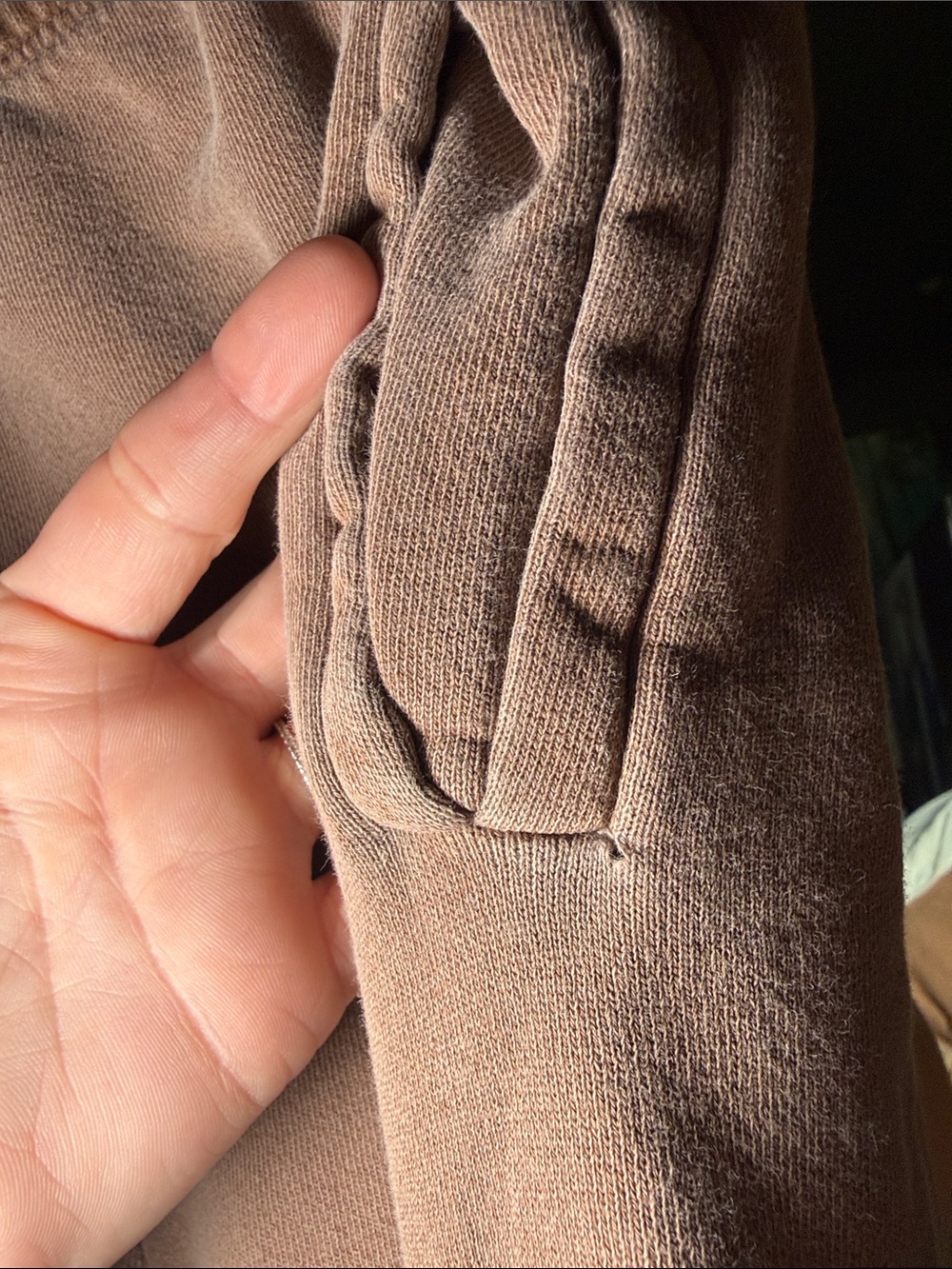 Joah Brown Empire Joggers in Cocoa French Terry - Picture 5 of 9